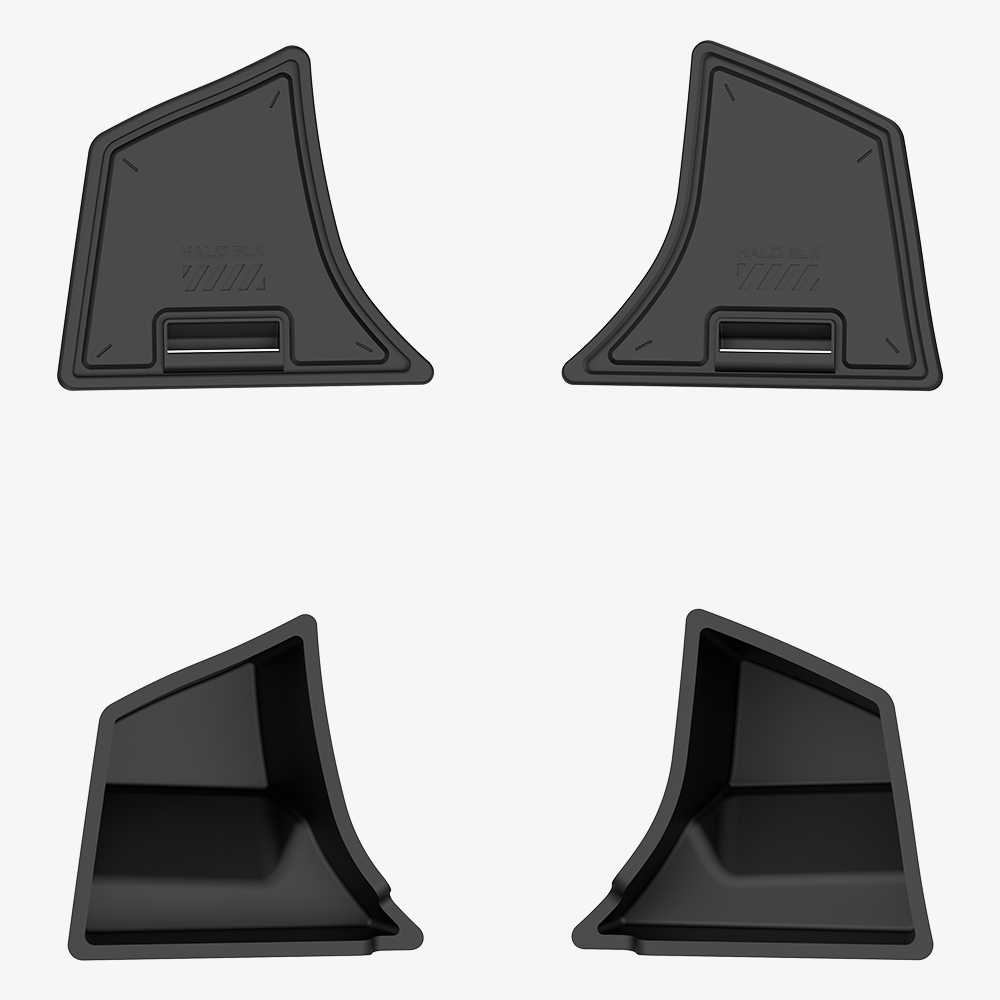 Haloblk Trunk Storage Bins For Tesla Model 3 Highland