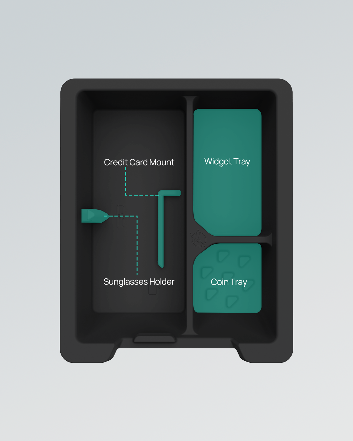 Center Console Tray Organizer for Model 3