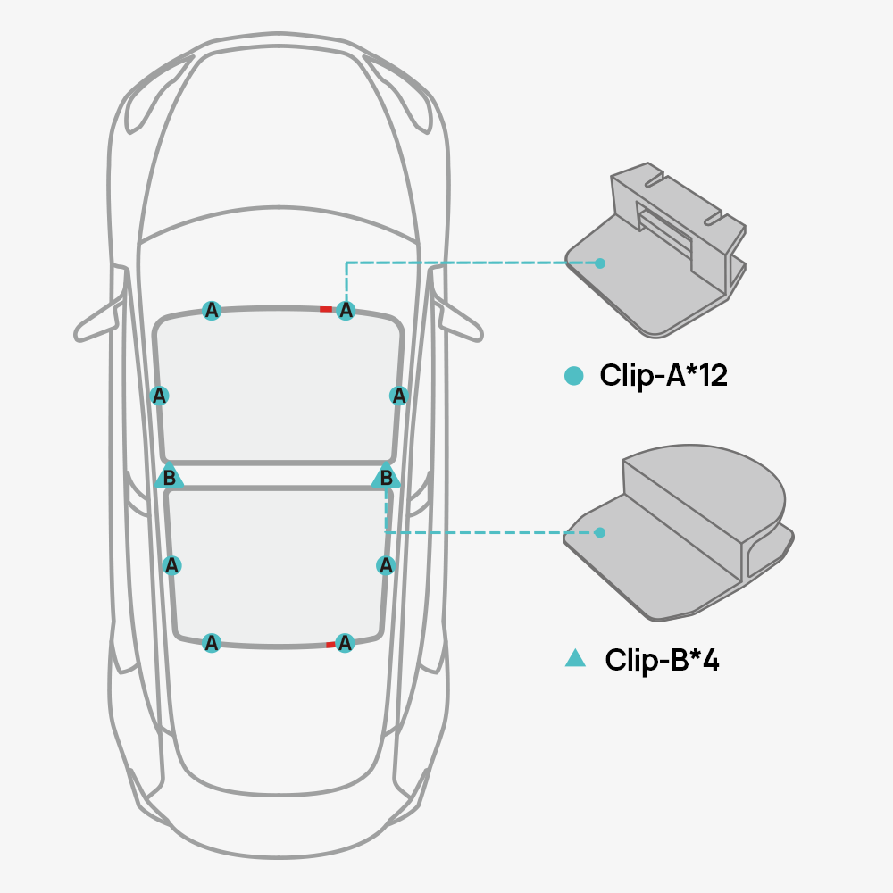 Voyager 2 Roof Glass Sunshade For Tesla Model Y