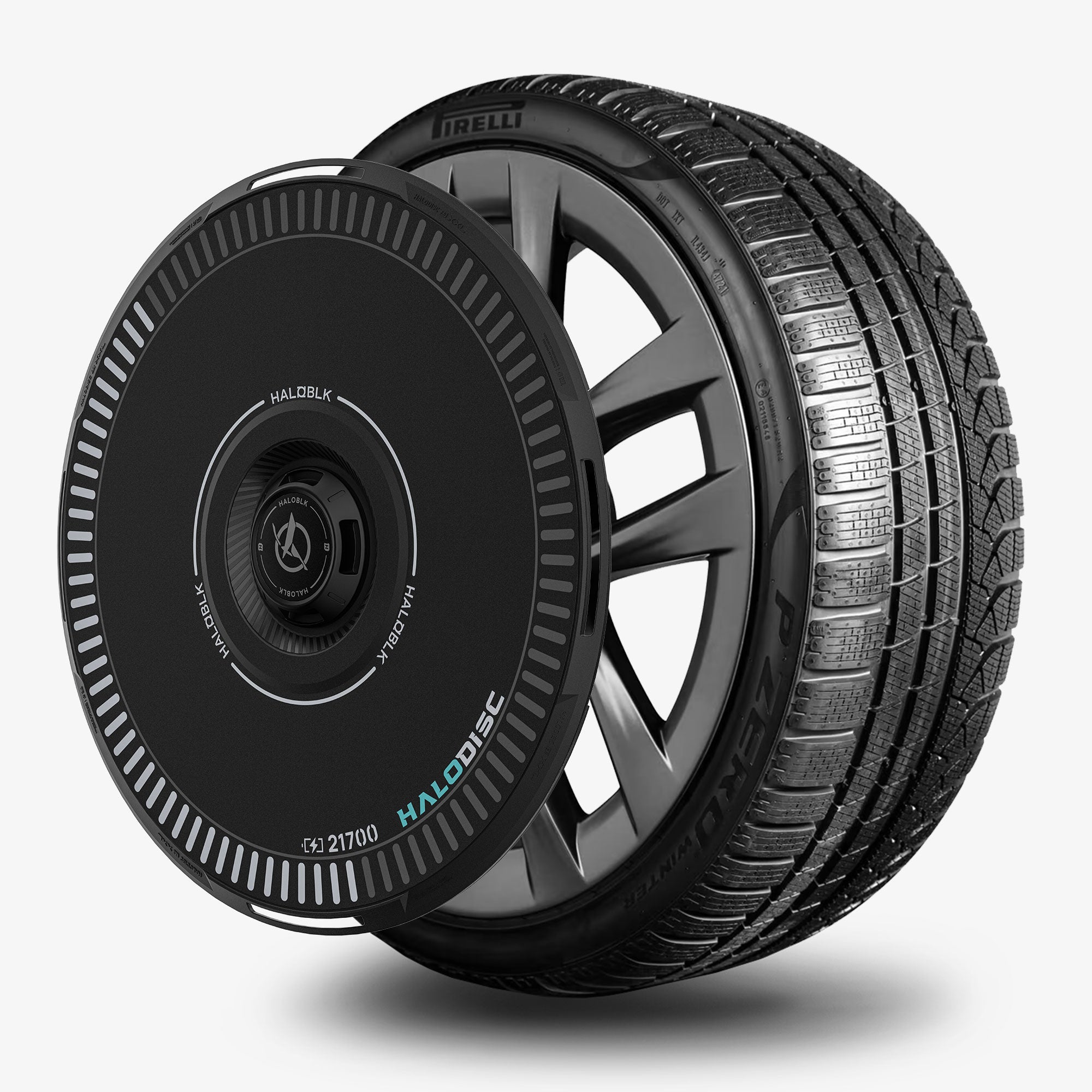 HALODISC 2 Wheel Covers for Tesla Model S 21" Arachnid Wheels丨Charging