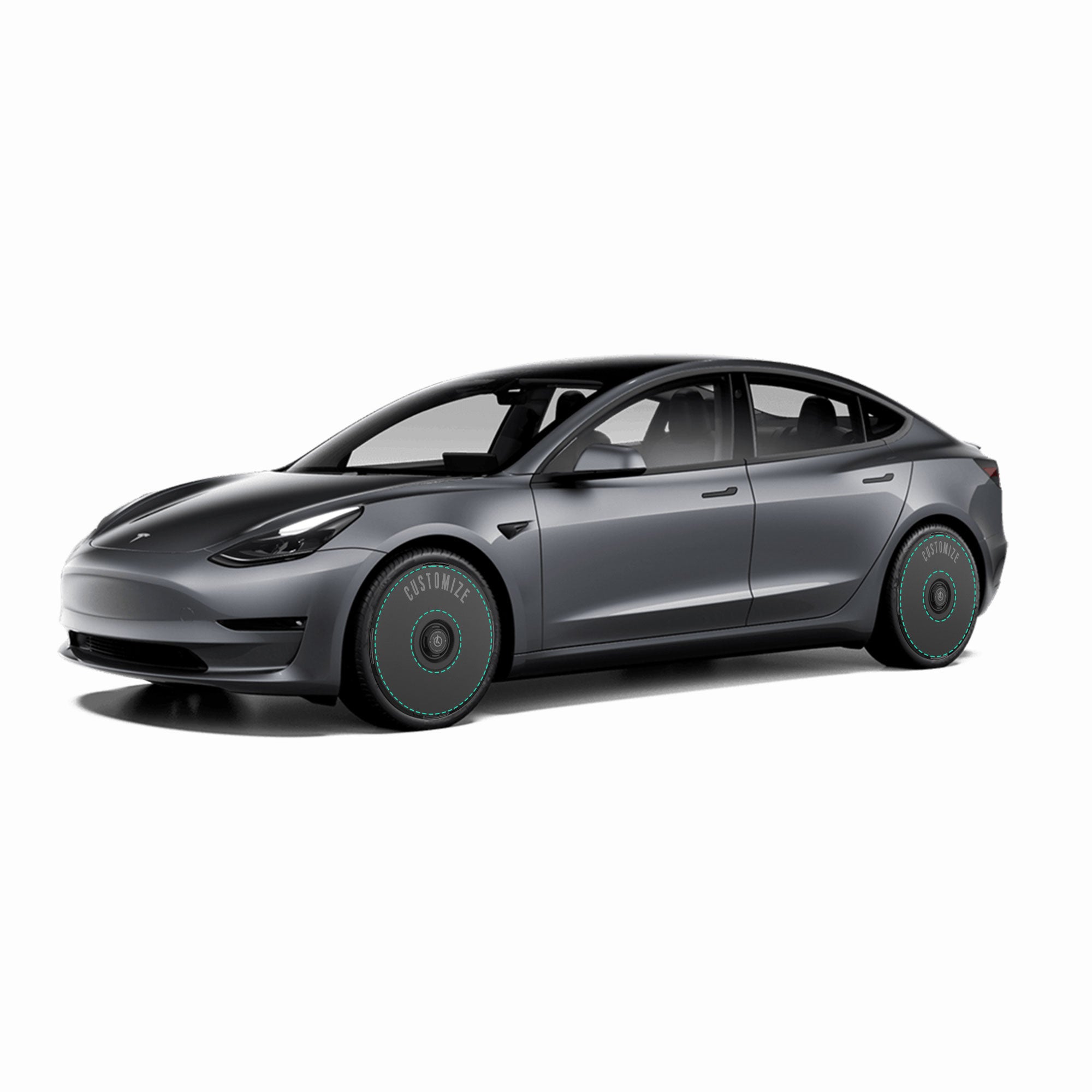 HALODISC 2 Wheel Covers for Tesla Model 3 2017-2018 19" Performance Wheels丨Customize